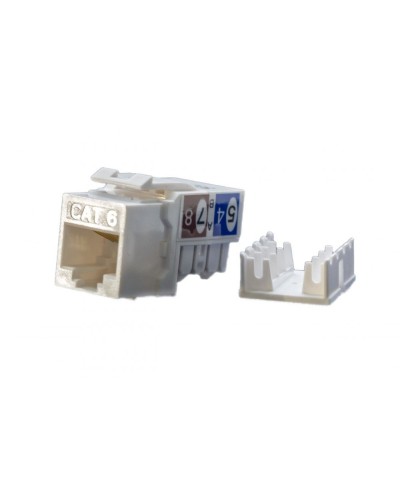 KJ9-8P8C-C6-90-WH. Вставка Keystone Jack RJ-45. Hyperline в Костроме