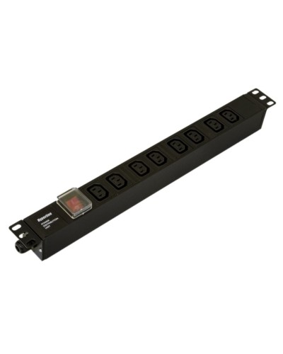 SHE19-8IEC-S-CB. Блок розеток 19. Hyperline в Костроме