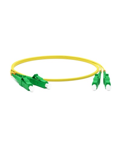 FC-D2-9-LC/AR-LC/AR-H-3M-LSZH-YL. Патч-корд волоконно-оптический одномодовый. Hyperline в Костроме