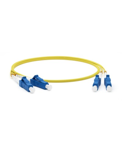 FC-D2-9-LC/UR-LC/UR-H-15M-LSZH-YL. Патч-корд волоконно-оптический одномодовый. Hyperline в Костроме