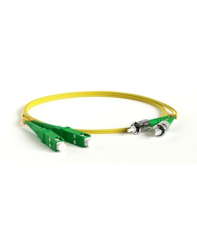 FC-D2-9-SC/AR-ST/AR-H-1M-LSZH-YL. Патч-корд волоконно-оптический ST-SC. Hyperline в Костроме