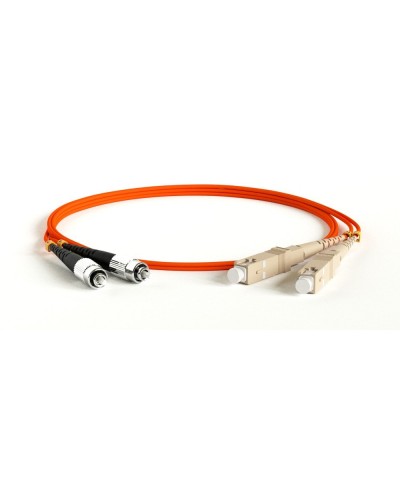 FC-D2-50-FC/PR-SC/PR-H-1M-LSZH-OR. Патч-корд волоконно-оптический SC-FC. Hyperline в Костроме