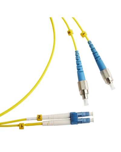 FC-D2-9-FC/UR-LC/UR-H-3M-LSZH-YL. Патч-корд волоконно-оптический FC/UPC-LC/UPC. Hyperline в Костроме