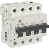 M10N 4P C 32А 10кА ARMAT (AR-M10N-4-C032). Автоматический выключатель. IEK