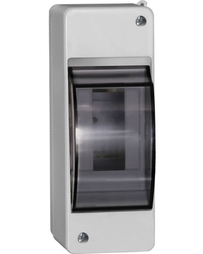 Корпус пластиковый КМПн 2/2 IP30 белый KREPTA 3 (MKP42-N-02-30-20). Щиток модульный с прозрачной дверцей, настенный. IEK в Костроме