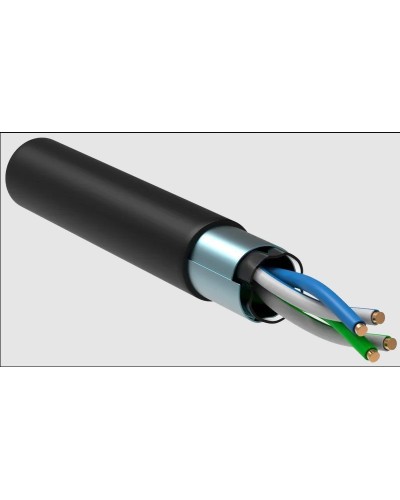 GENERICA F/UTP 5E 24AWG 2PR LDPE 1м черный 305м (BC3-C5E02-339-305-R-G). Кабель «витая пара» (LAN) для структурированных систем связи. IEK в Костроме