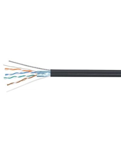 GENERICA F/UTP кат. 5E 100МГц 4 пары LDPE OUTDOOR трос 1,2мм черный (BC3-C5E04-359-305-G). Кабель «витая пара» (LAN) для структурированных систем связи. IEK в Костроме