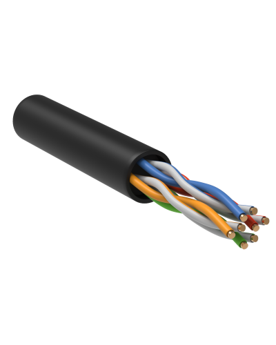 GENERICA U/UTP кат.5E 24AWG 4 пары LDPE черный (BC3-C5E04-139-305-R-G). Кабель «витая пара» (LAN) для структурированных систем связи. IEK в Костроме