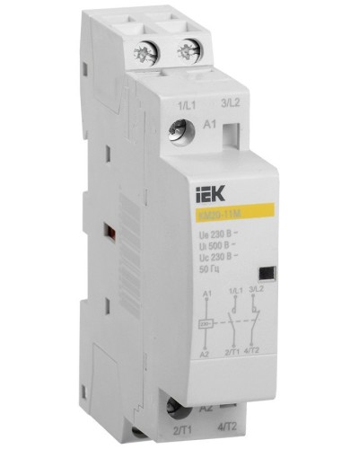 Контактор модульный КМ20-11M AC (MKK11-20-11). Контактор модульный. IEK в Костроме