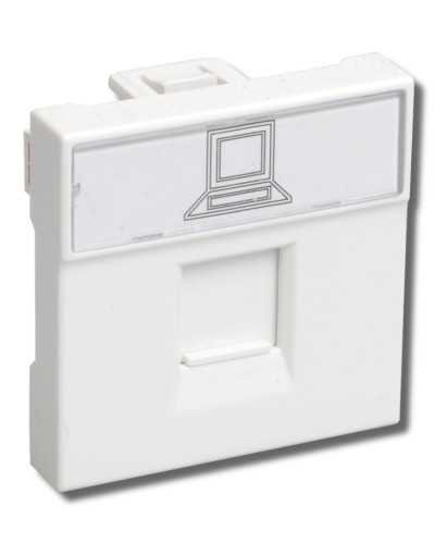 РКИ-20-00-П RJ-45 UTP белая (CKK-40D-RI2-K01). Розетка информационная 2 модуля ПРАЙМЕР. IEK в Костроме