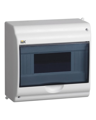 Корпус пластиковый КМПн 2/9-1 IP31 белый KREPTA 3 (MKP42-N-09-31-01). Щиток модульный с прозрачной дверцей, настенный. IEK в Костроме