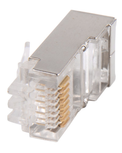 GENERICA Разъём RJ-45 FTP для кабеля кат. 5Е (20 шт) (CS3-1C5EF-G). Разъем RJ-45. IEK в Костроме