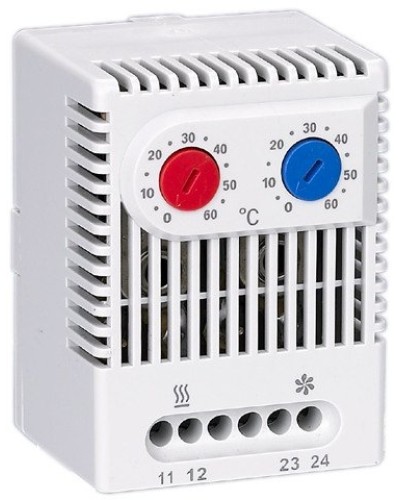 Термостат двухканальный от 0 до +60°C NO+NC (YCE-DTNO-NC-60). Термостат двухканальный. IEK в Костроме