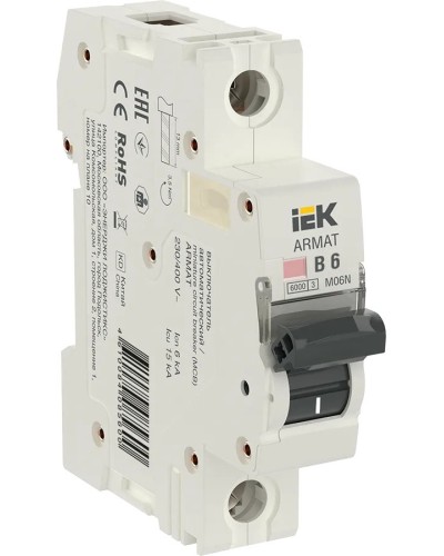 M06N 1P B 6А 6кА ARMAT (AR-M06N-1-B006). Автоматический выключатель. IEK в Костроме