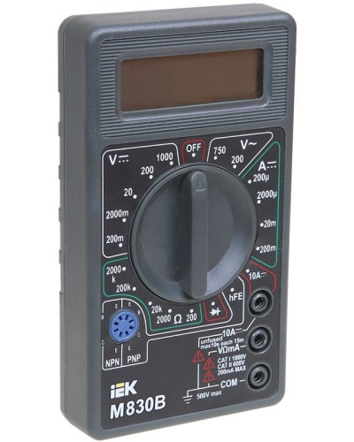 Мультиметр цифровой Universal M830B (TMD-2B-830). Мультиметр цифровой. IEK в Костроме