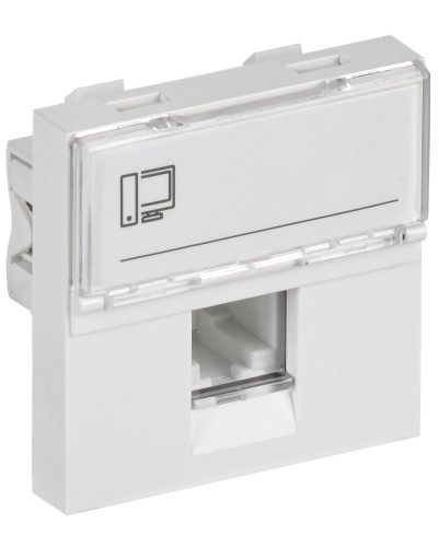 Розетка RJ45 кат.6 PRIMER РКИ-20-00-П-6 белый IEK (PR-KK40D-RI-0-2-1C06U-K01). Розетка RJ-45. IEK в Костроме