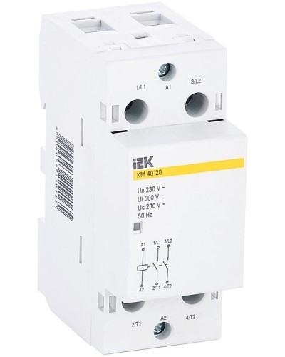 Контактор модульный КМ40-20 AC (MKK11-40-20). Контактор модульный. IEK в Костроме