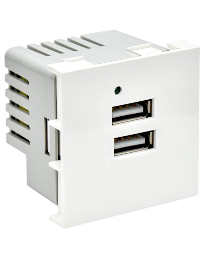 Розетка USB A+A 4,2А PRIMER РКЮ-23-40-П белый IEK PR-KK40D-RU-0-2-AA-K01). Розетка USB. IEK в Костроме