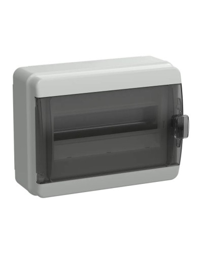 Корпус пластиковый КМПн-12 IP65 TEKFOR (TF5-KP72-N-12-65-K03-K02). Корпус модульный пластиковый черная прозрачная дверь. IEK в Костроме