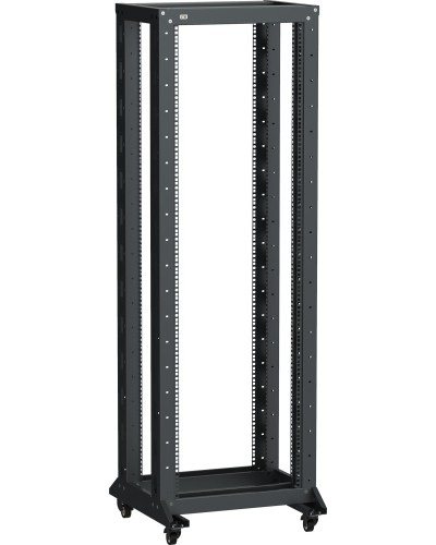 LF05-20U66-2RM. Стойка 2-рамная на рол. 20U 600х600мм черная. ITK в Костроме