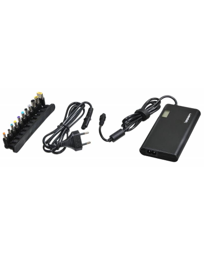 Блок питания Ippon SD90U автоматический 90W 15V-19.5V 11-connectors 4.5A 1xUSB 2.1A, LCD индикатор (705053). Блок питания. Ippon в Костроме