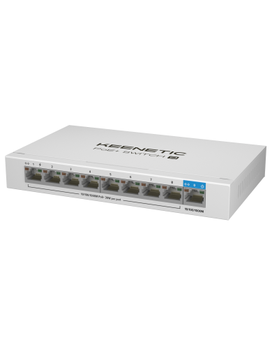 Keenetic KN-4710 (L2) 9х1Гбит/с 8PoE+ 120W. Коммутатор с PoE. KEENETIC в Костроме