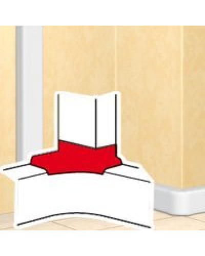 Отвод угловой для короба DLP 35х80/105, 50х80/150 (010763): Отвод угловой в Костроме