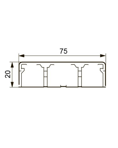 Короб DLPlus 75х20 (030033): Кабель-канал в Костроме