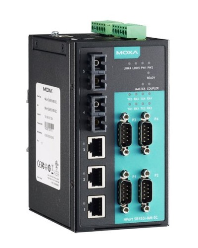 NPort S8455I-SS-SC. 4-портовый преобразователь. MOXA в Костроме