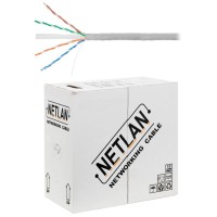 U/UTP 4pair, Cat6, Solid, In, PVC (EC-UU004-6-PVC-GY). Кабель «витая пара» (LAN) для структурированных систем связи. NETLAN