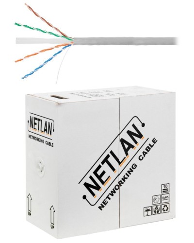 U/UTP 4pair, Cat6, Solid, In, PVC (EC-UU004-6-PVC-GY). Кабель «витая пара» (LAN) для структурированных систем связи. NETLAN в Костроме
