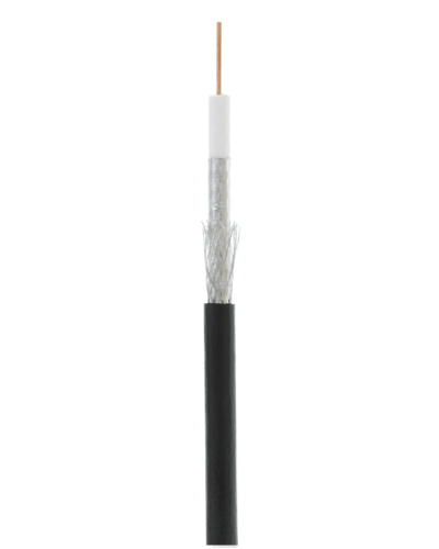 RG-6 CCS, Out, PE (UEC-C2-32123B-BK-3). Кабель коаксиальный омедненный. NETLAN в Костроме
