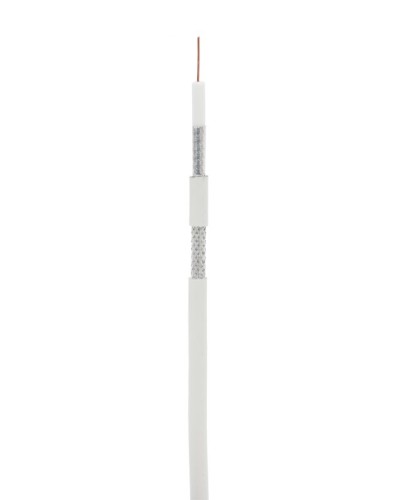 RG-6 CCS, In, PVC (EC-C2-32123A-WT-3). Кабель коаксиальный омедненный. NETLAN в Костроме
