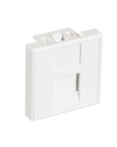 EC-IMF-1-WT-10 (10шт). Вставка 45x45 (Mosaic) для 1 модуля Keystone Jack. NETLAN в Костроме