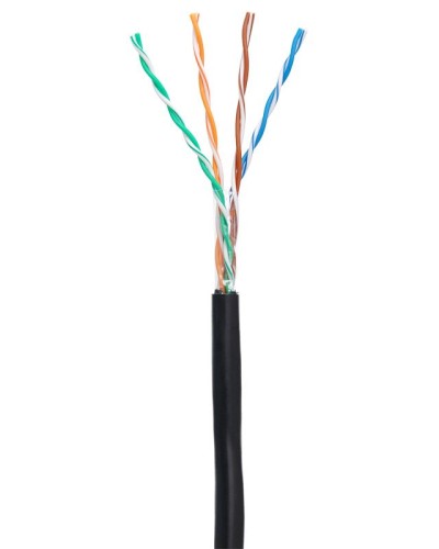 U/UTP 4pair, Cat5e, Out, PE (EC-UU004-5E-PE-BK-1). Кабель «витая пара» (LAN) для структурированных систем связи. NETLAN в Костроме