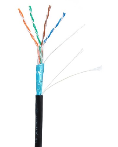 F/UTP 4pair, Cat5е, Out, PE (EC-UF004-5E-PE-BK). Кабель «витая пара» (LAN) для структурированных систем связи. NETLAN в Костроме