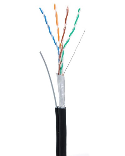 F/UTP 4pair, Cat5e, Out, Sw (EC-UF004-5E-PE-SW-BK). Кабель «витая пара» (LAN) для структурированных систем связи. NETLAN в Костроме