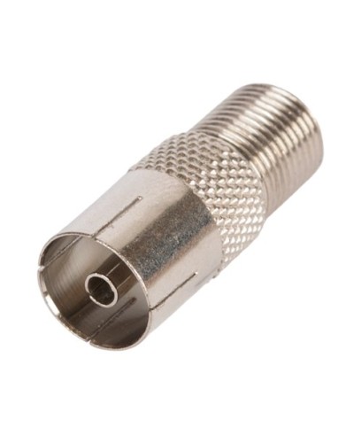 EC-CC-F-PAL-FM-MT-100 (100 шт). Адаптер для коаксиальных кабелей, F-тип-PAL-female. NETLAN в Костроме