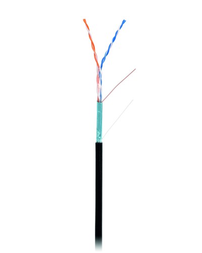 F/UTP 2pair, Cat5, Out, PE (EC-UF002-5-PE-BK). Кабель «витая пара» (LAN) для структурированных систем связи. NETLAN в Костроме