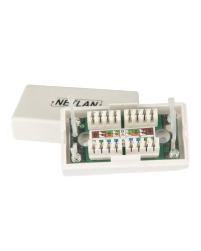 EC-UCB-IDC-UD2-WT-10 (10 шт). Проходной соединитель. NETLAN в Костроме