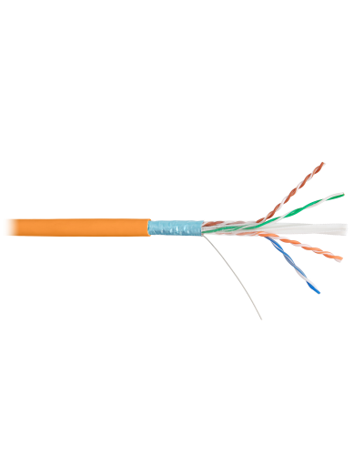 F/UTP 4pair, Cat6, Solid, In, PVC (NKL 9240C-OR). Кабель «витая пара» (LAN) для структурированных систем связи. NIKOLAN в Костроме