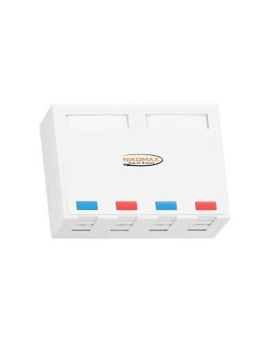 NMC-MB4P-ST-WT. Корпус настенной розетки. NIKOMAX в Костроме