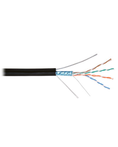 F/UTP 4pair, Cat5e, Solid, Out, SW, PVC (NMC 4905B-BK). Кабель «витая пара» (LAN) для структурированных систем связи. NIKOMAX в Костроме