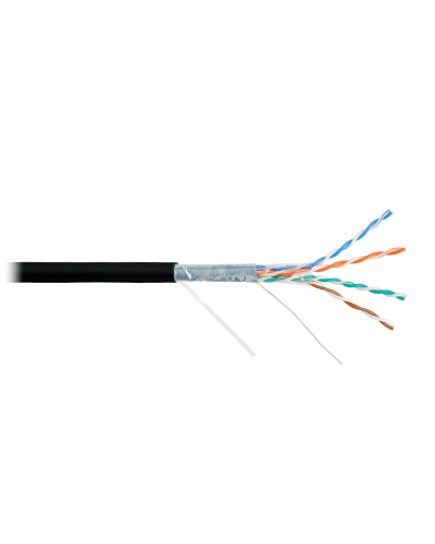 F/UTP 4pair, Cat5e, Solid, In/Out, нг(А)-HF (NMC 9200C-BK). Кабель «витая пара» (LAN) для структурированных систем связи. NIKOMAX в Костроме