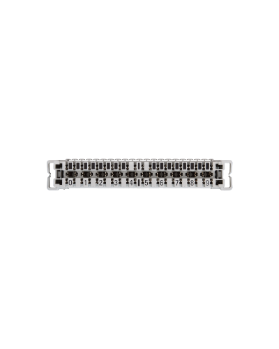 NMC-PL10-CC-10 (10 шт). Плинт неразмыкаемый, (0...9), крепление под кронштейн. NIKOMAX в Костроме