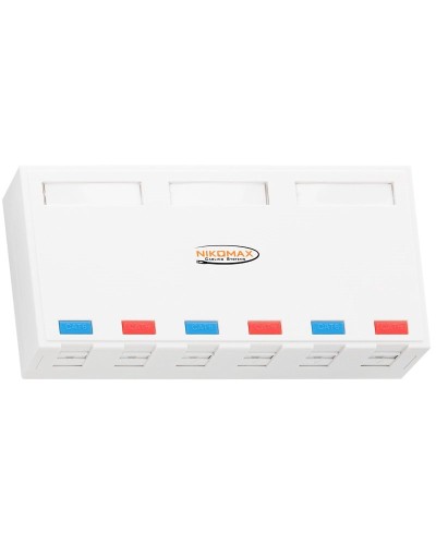 NMC-MB6P-ST-WT. Корпус настенной розетки. NIKOMAX в Костроме