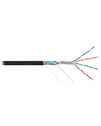F/UTP 4pair, Cat5e, Solid, In/Out, нг(А)-HF (NMC 4200C-BK). Кабель «витая пара» (LAN) для структурированных систем связи. NIKOMAX в Костроме