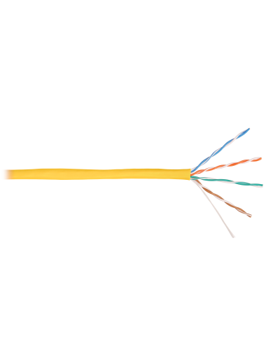 U/UTP 4pair, Cat5e, Solid, In, нг(А)-HF (NMC 9100C-YL). Кабель «витая пара» (LAN) для структурированных систем связи. NIKOMAX в Костроме