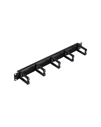 NMC-OP530HB-1U-BK-2 (2 шт). Кабельный органайзер 19 с щёточным вводом. NIKOMAX в Костроме