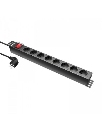 NTSS-PDU-DA2034 гор.размещ. 8xSchuko базовые 16A Schuko 1.8м. Блок розеток 19. NTSS в Костроме